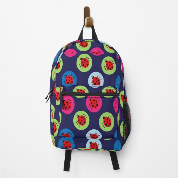 Item preview, Ladybugs insects colorful pattern designed and sold by KIKOOSTORE.