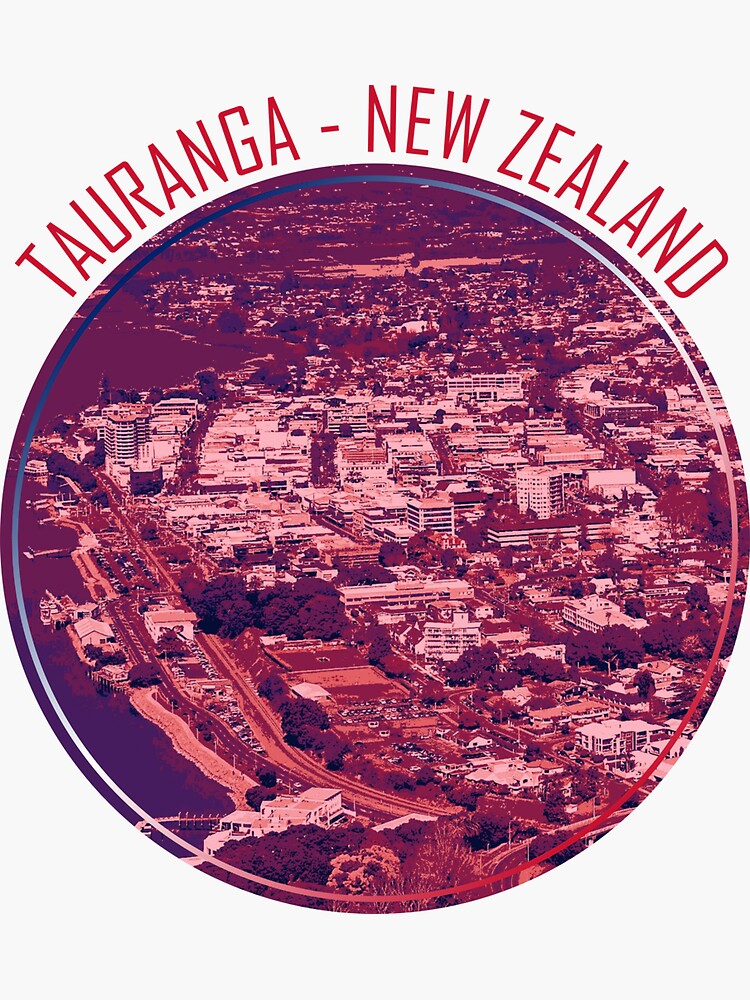 "Tauranga" Sticker for Sale by DesignerTravel Redbubble