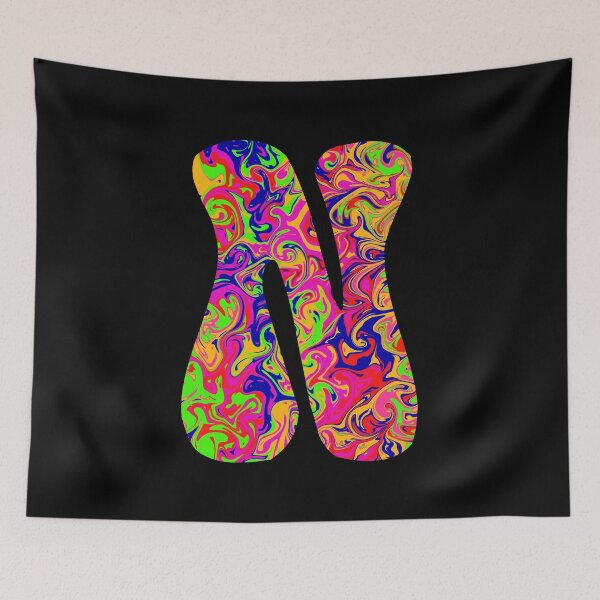 Item preview, Monogram Tie Dye Initial Letter N designed and sold by Lartheviking.