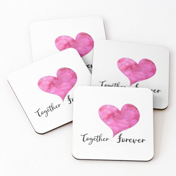 Item preview, Together Forever with Pink Watercolor Heart - Love Celebrations designed and sold by Star58.