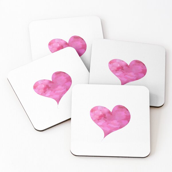 Item preview, Pink Watercolor Heart for Valentines day Anniversary Romance Love Celebrations designed and sold by Star58.