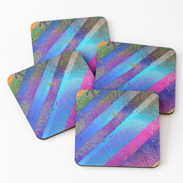 Item preview, Patterns - Weathered Paint Rainbow Coloured Wall designed and sold by TheKingdomAttic.