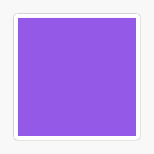 Plain Solid Purple Sticker