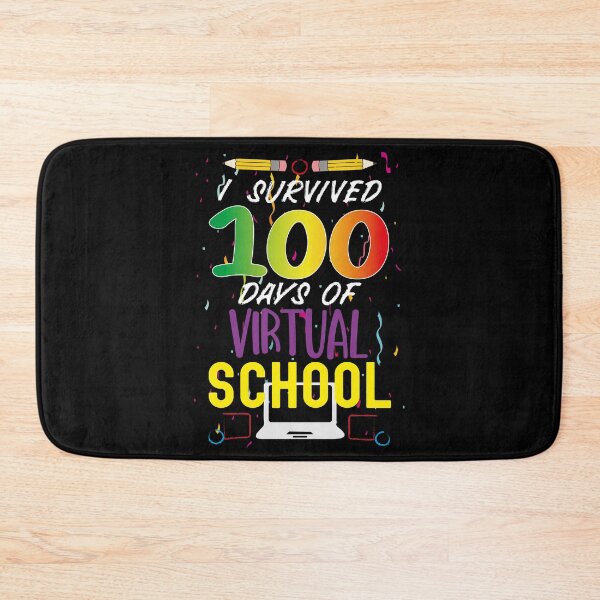 Item preview, I Survived 100 Days of Virtual School designed and sold by orangeblue21.
