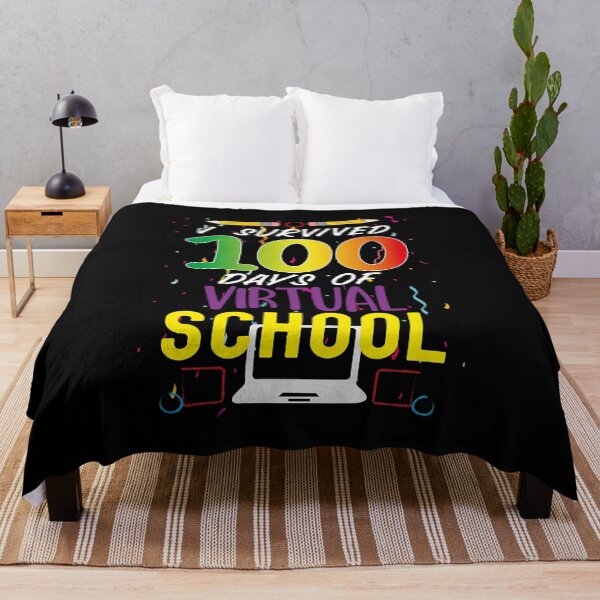 Item preview, I Survived 100 Days of Virtual School designed and sold by orangeblue21.