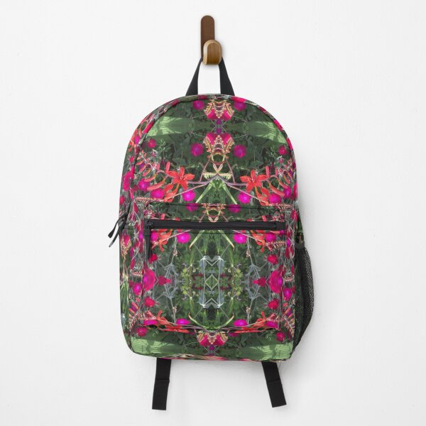 Item preview, Botanical, Divine - Pink,Red and Green Floral Fusion designed and sold by RoseAromas.