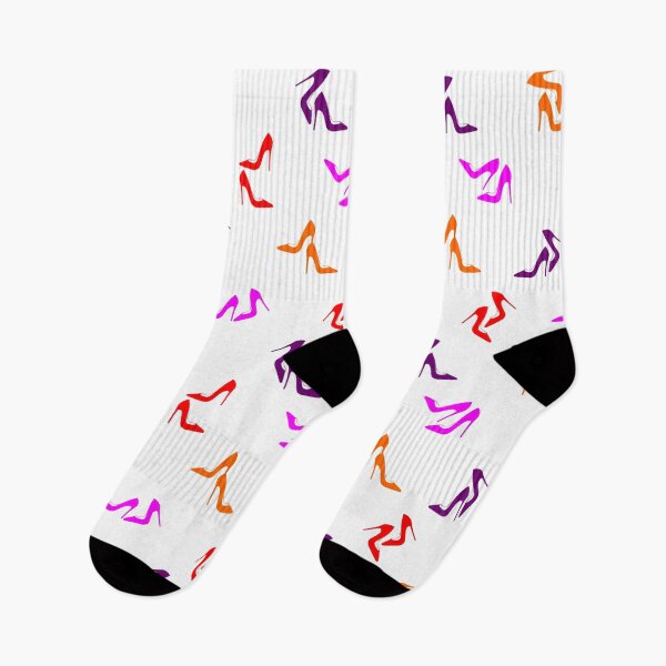 Item preview, Dancing Stilettos Red Pink Orange Purple designed and sold by Shapes-Mania.