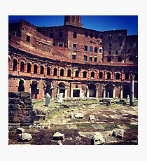 Roman Ruins Imperial Forum Photographic Print