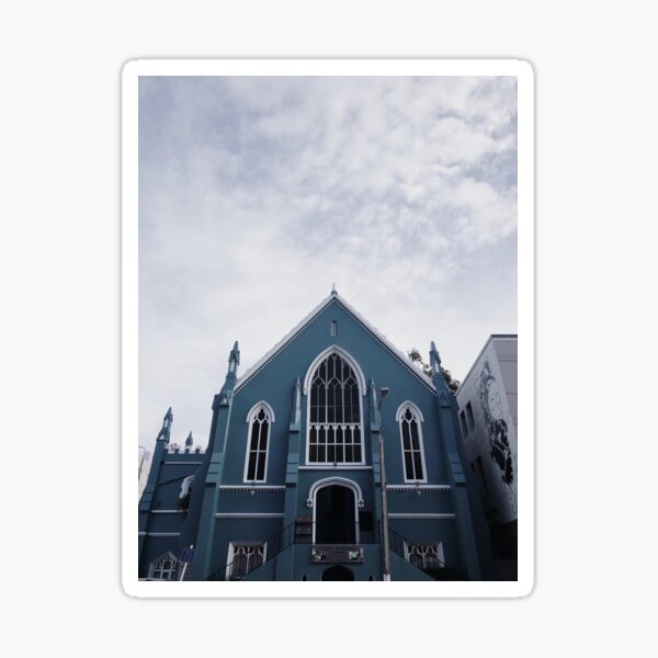 "Dunedin Architecture, NZ" Sticker for Sale by littleatlas Redbubble