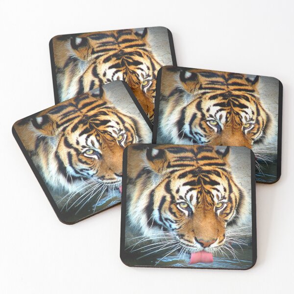 Item preview, Sumatran Tiger Drinking designed and sold by Phil Le Cren.