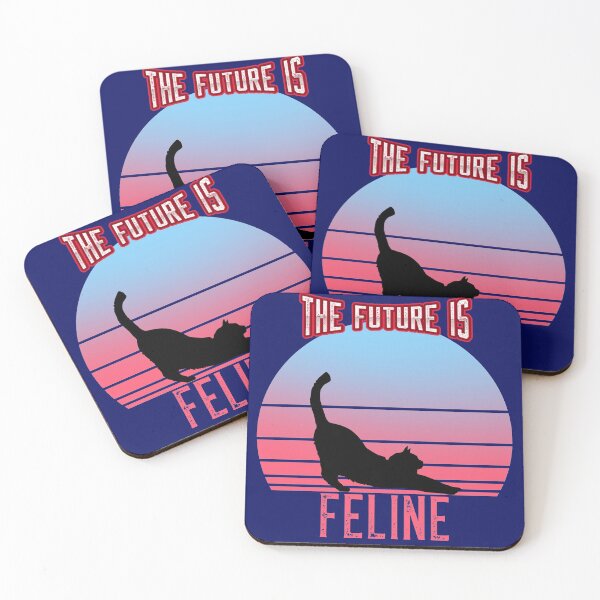 Item preview, The future is Feline T-shirt Design  designed and sold by PositiveStudio.