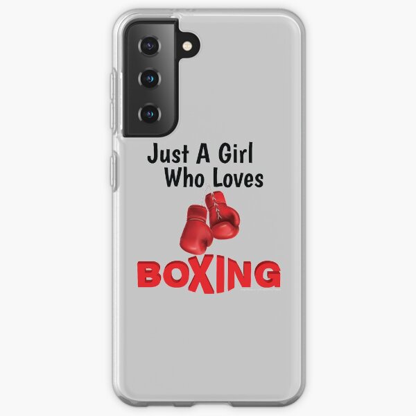 Just a girl who loves Boxing Samsung Galaxy Soft Case
