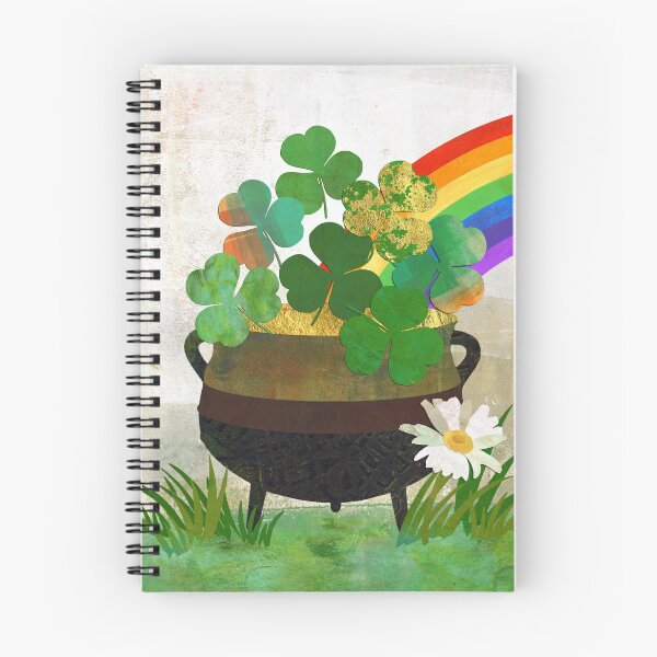 Item preview, Shamrocks, Pot of Gold and Rainbow designed and sold by Lynnea Washburn.