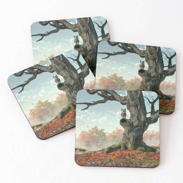 Item preview, Owl and Fall Tree designed and sold by Daniel Eskridge.