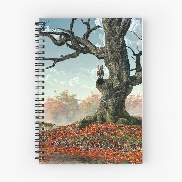 Item preview, Owl and Fall Tree designed and sold by Daniel Eskridge.