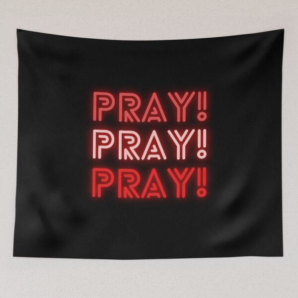 Item preview, Pray! Pray! Pray! in Red Lights designed and sold by OneCherubim.