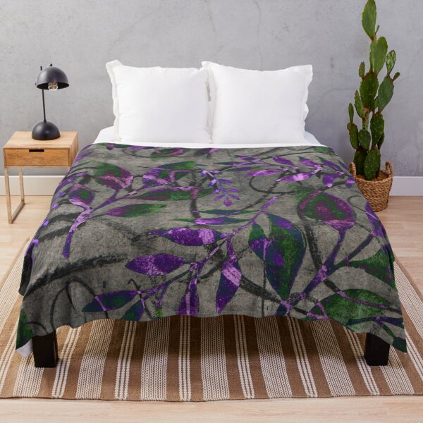 Item preview, Patterns - Leaves on a Chalkboard graffiti background designed and sold by TheKingdomAttic.