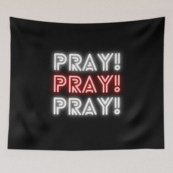 Item preview, Pray! in Red Lights designed and sold by OneCherubim.