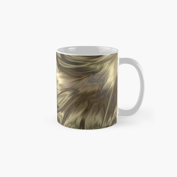 Golden Wavering Curls Classic Mug