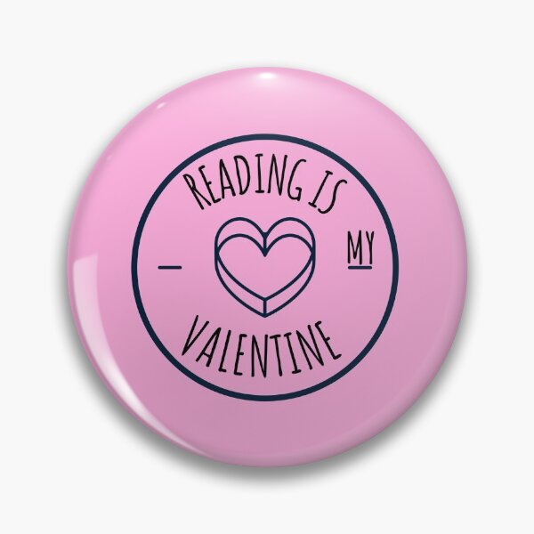 Item preview, Reading is my valentine Sticker Design 2 designed and sold by PositiveStudio.
