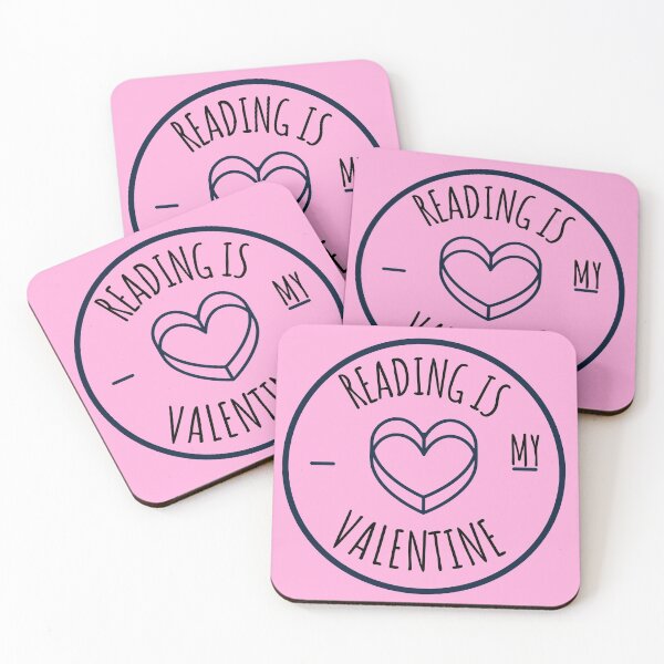 Item preview, Reading is my valentine Sticker Design 2 designed and sold by PositiveStudio.