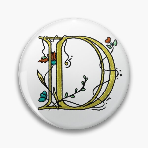 Item preview, Letter “D” designed and sold by SpiritriderArt.