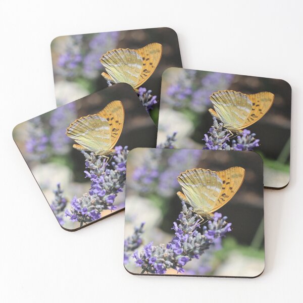 Item preview, Silver-washed Fritillary On Lavender designed and sold by SweepingShadows.