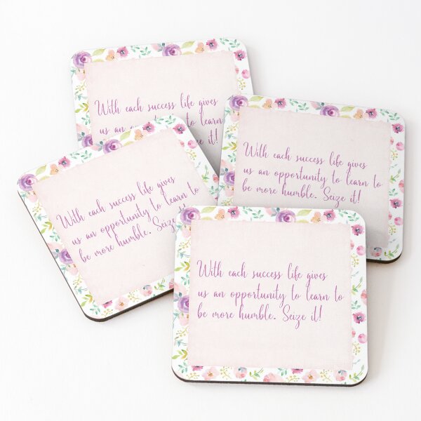 Item preview, Success and Humility Quote designed and sold by ihanatiimi.