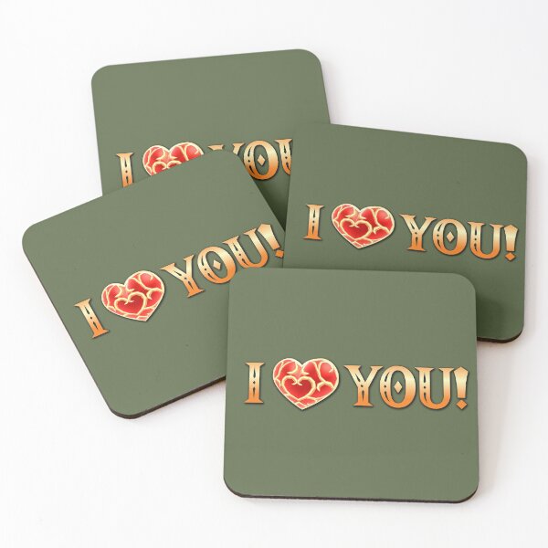 Item preview, Heart Container "I Love You" Gaming Print designed and sold by CodedCrafts.