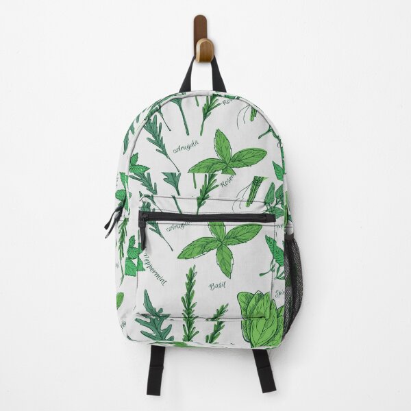 Item preview, Patterns - Green Herbs Leaves designed and sold by TheKingdomAttic.