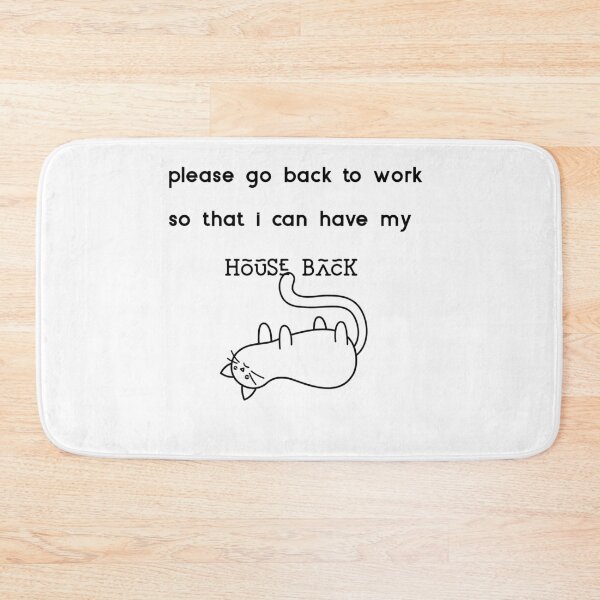Item preview, after quarantine funny back to work, back to office after lockdown, after covid, cat lovers  designed and sold by helkav.