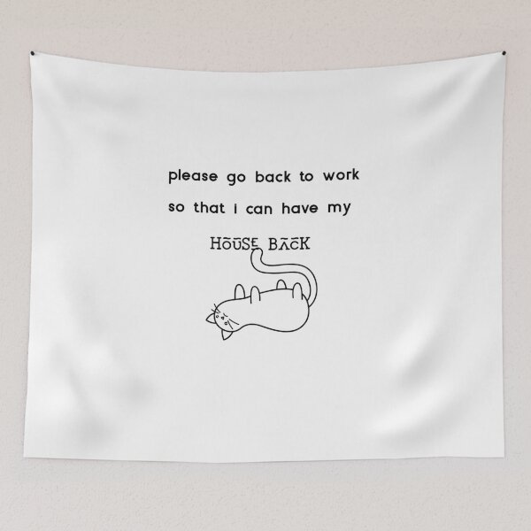 Item preview, after quarantine funny back to work, back to office after lockdown, after covid, cat lovers  designed and sold by helkav.
