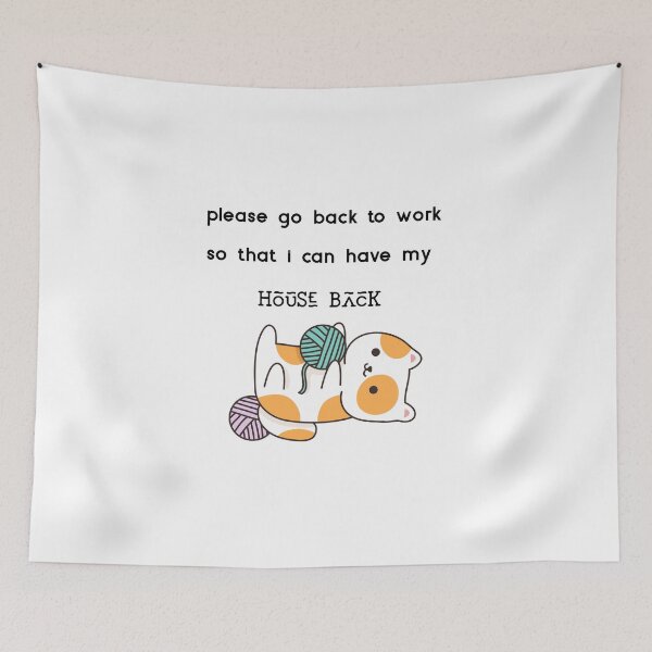 Item preview, after quarantine funny back to work, back to office after lockdown, after covid, cat lovers  designed and sold by helkav.