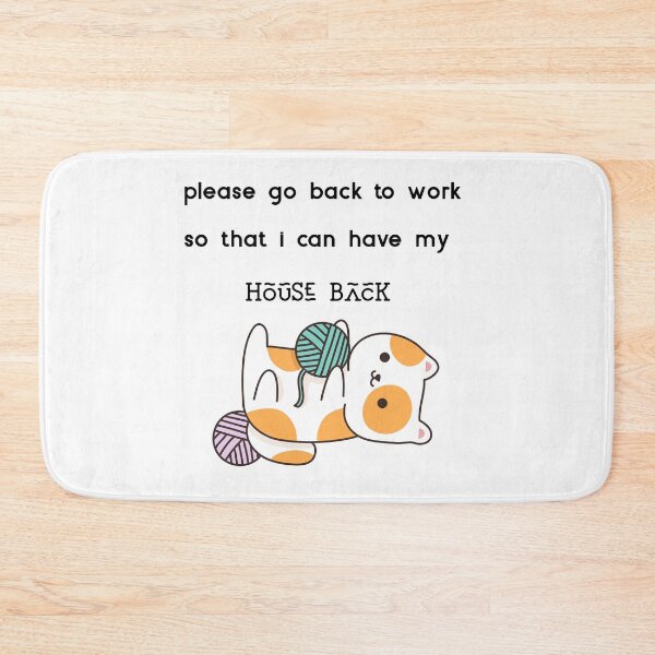 Item preview, after quarantine funny back to work, back to office after lockdown, after covid, cat lovers  designed and sold by helkav.