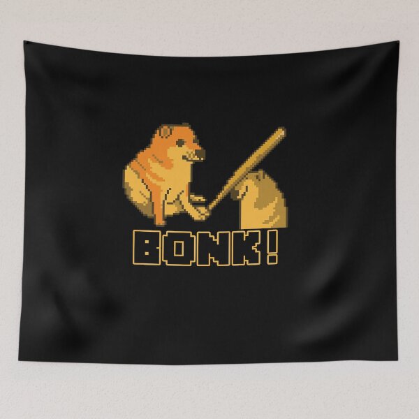 Item preview, Cheems Bonk Meme PixelArt designed and sold by Altohombre.
