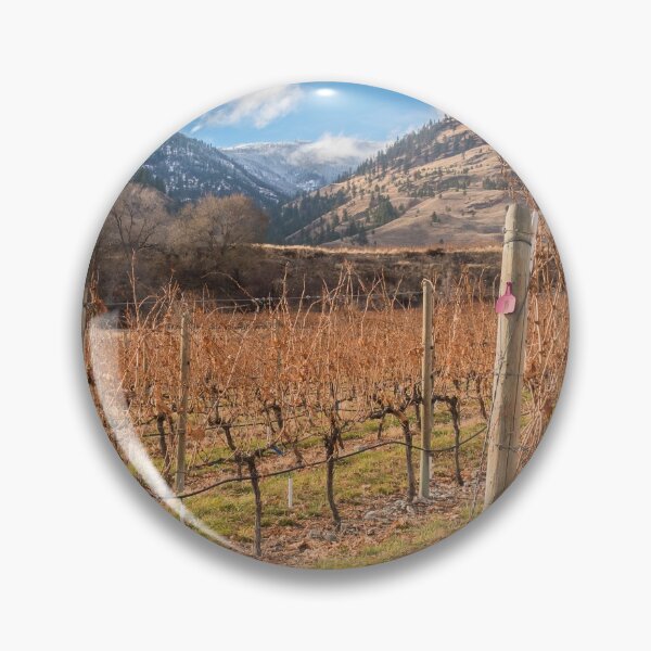 Item preview, Winter Vineyard and Snowy Mountains - Oliver, BC, Canada designed and sold by Amy Mitchell.
