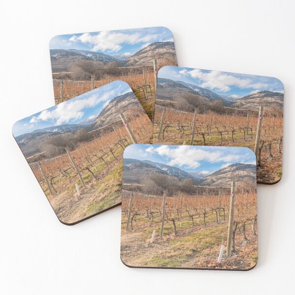 Item preview, Winter Vineyard and Snowy Mountains - Oliver, BC, Canada designed and sold by Amy Mitchell.