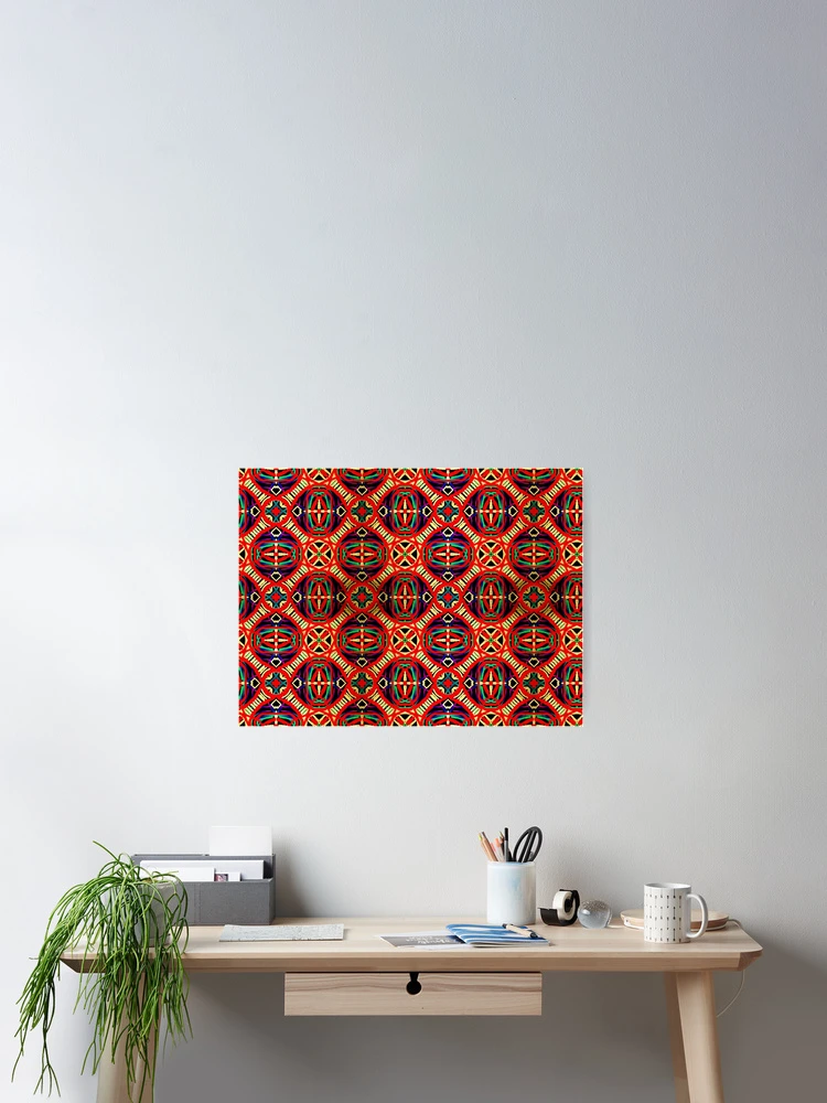 Thumbnail 2 of 3, Poster, Patterned pattern designed and sold by art-patterns.