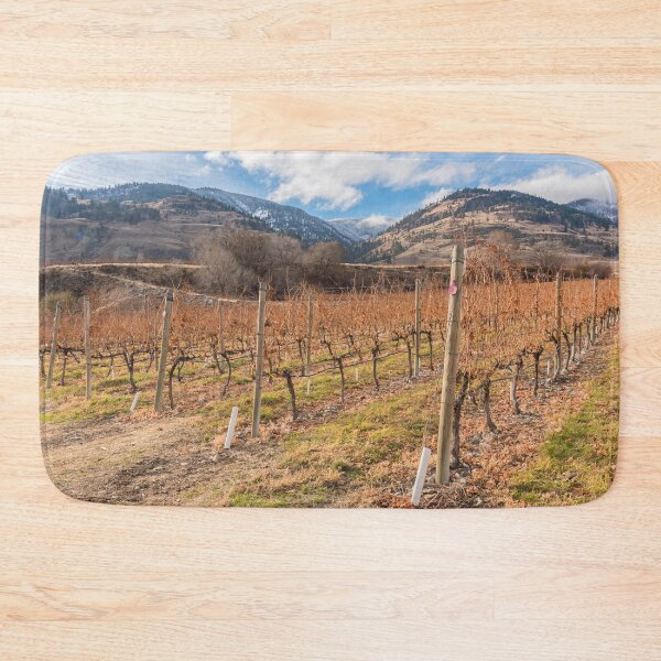 Item preview, Winter Vineyard and Snowy Mountains - Oliver, BC, Canada designed and sold by Amy Mitchell.