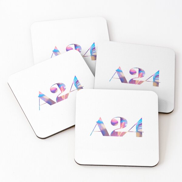Item preview, Pink Holographic A24 logo designed and sold by Dalaura.