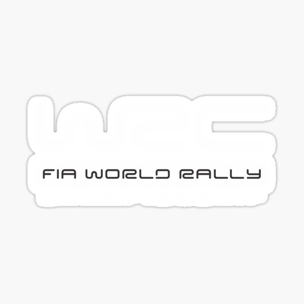 Vinyl Decal FIA World Rally Championship Sticker WRC  4778-0119 