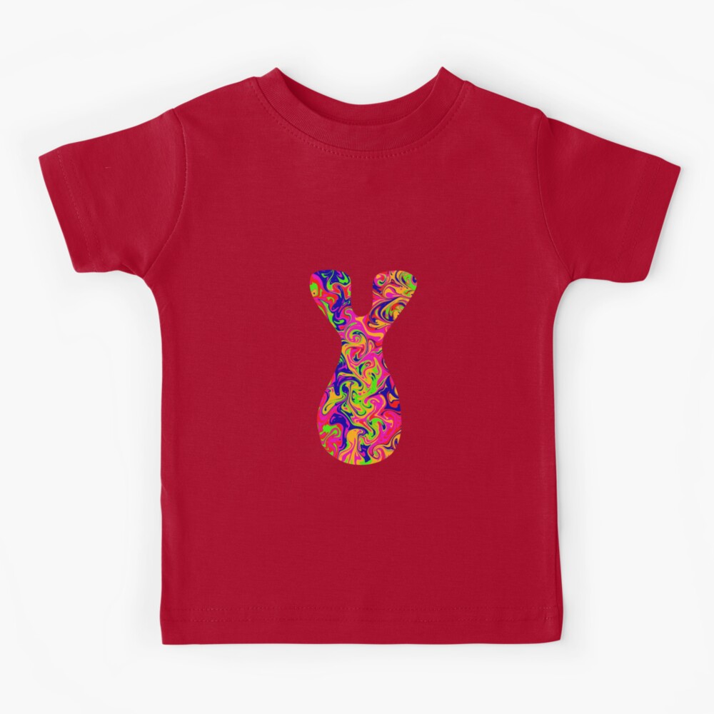 Monogram Tie Dye Initial Letter Y Kids T-Shirt for Sale by Lartheviking