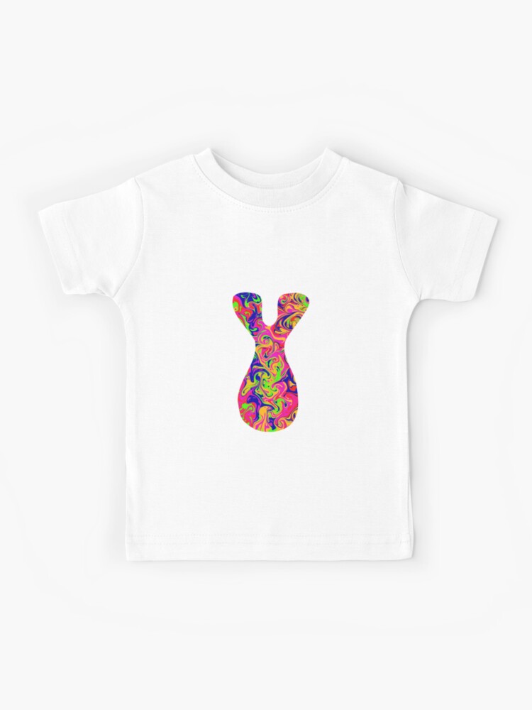 Monogram Tie Dye Initial Letter Y Kids T-Shirt for Sale by Lartheviking