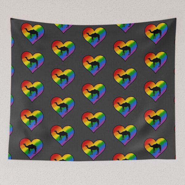 Item preview, Rainbow Heart Camel designed and sold by taylorrowan.