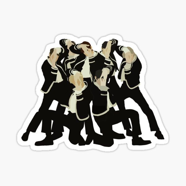 enhypen given taken digital illustration sticker by jewelsm13 redbubble