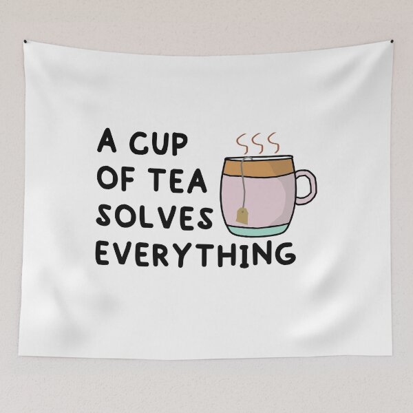 Item preview, Tea Solves Everything Gift for Tea Lovers designed and sold by Dexter Freeman.