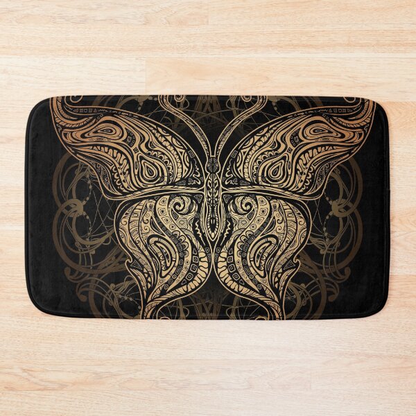 Item preview, Golden Butterfly Ancient Fossils Metallic designed and sold by Christel-Nicol.