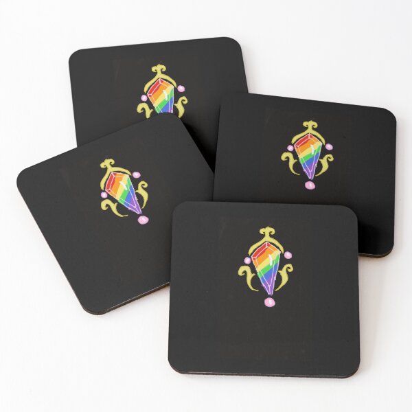 Item preview, Jeweled pink and rainbow designed and sold by FandomFantasies.