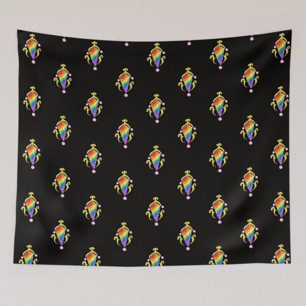 Item preview, Jeweled pink and rainbow designed and sold by FandomFantasies.