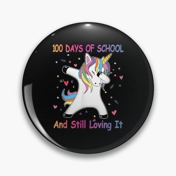 Item preview, Funny Dabbing Unicorn 100 Days Of School Hearts 100th Day designed and sold by shirleyfinley.